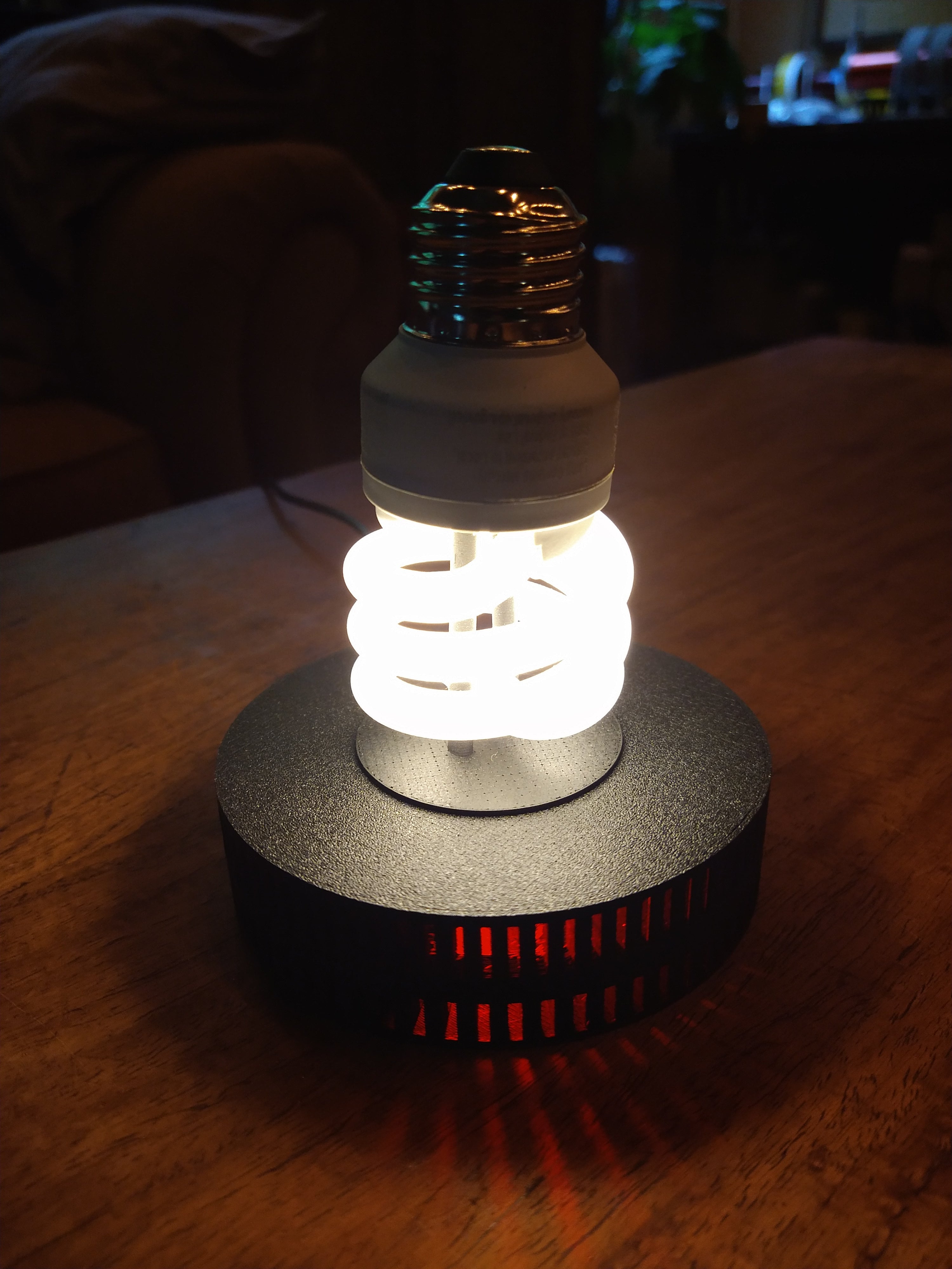 The Plasma Excitation Desk Lamp (plasma coaster)